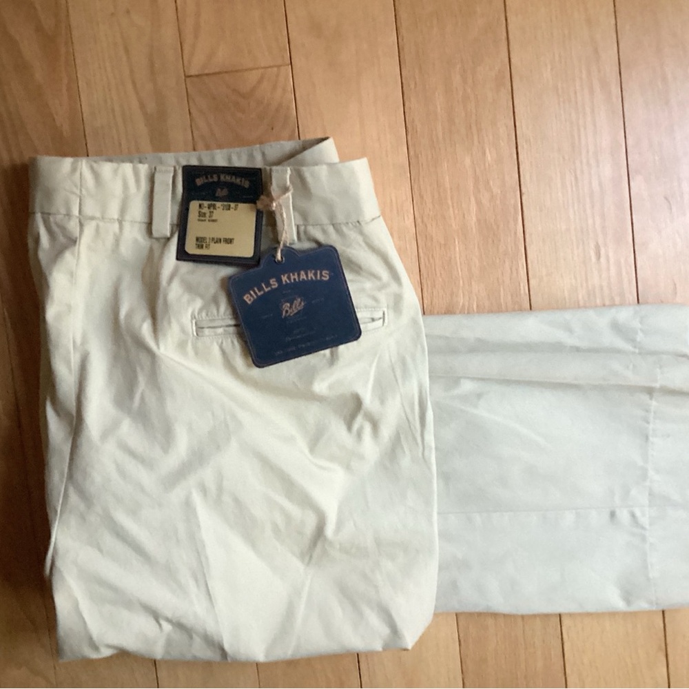 NEW BILLS KHAKI Men's Tan Pants 37x30